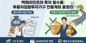 투융자집합투자기구 전용계좌 총정리