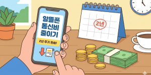 알뜰폰 요금제로 통신비 줄이기